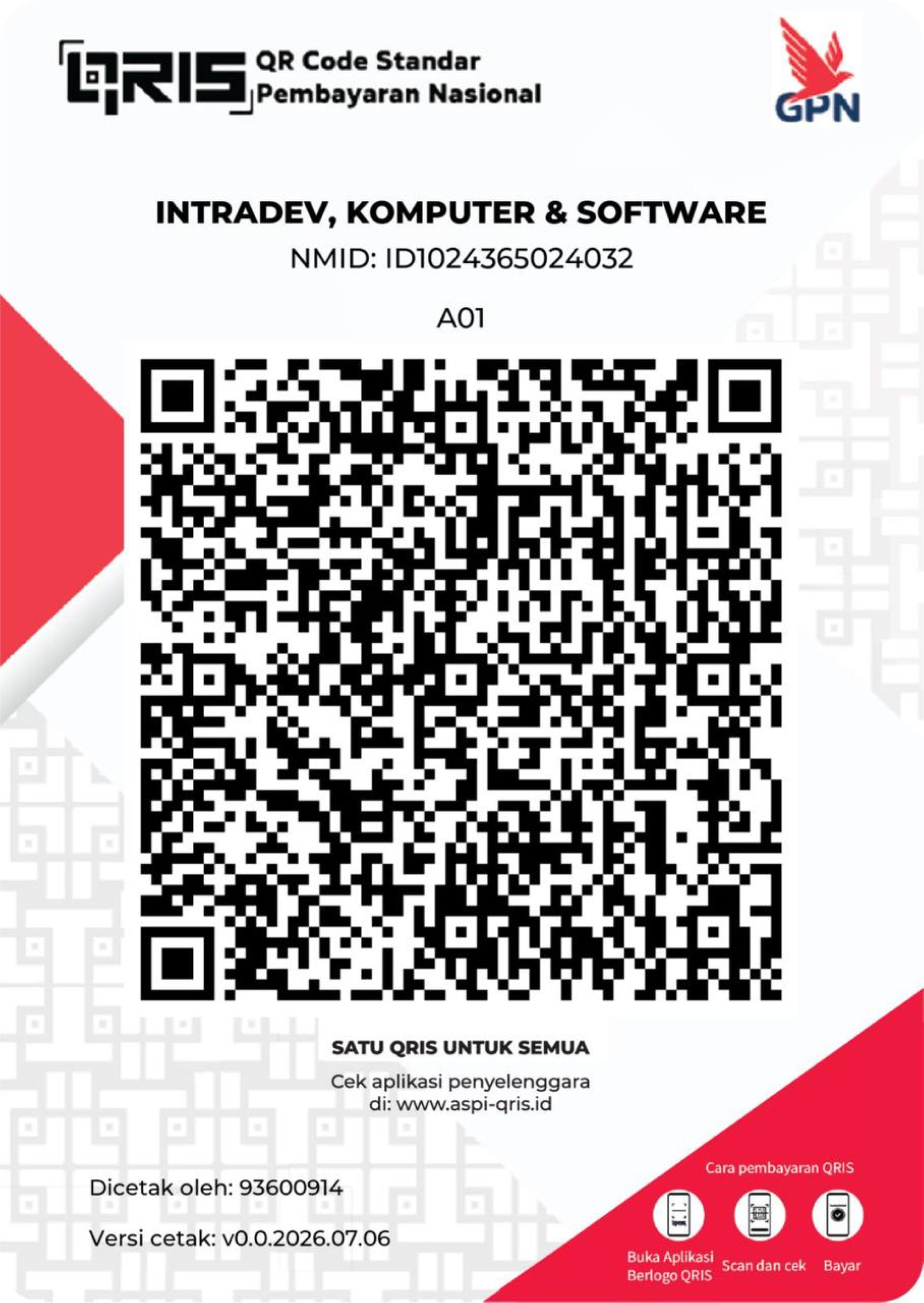QRIS INTRADEV